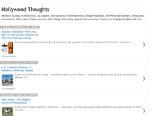 Tablet Screenshot of hollywoodthoughts.blogspot.com