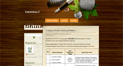Desktop Screenshot of katulistiwadua.blogspot.com