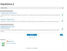 Tablet Screenshot of katulistiwadua.blogspot.com