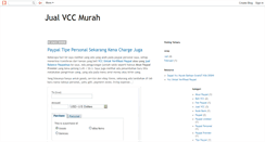 Desktop Screenshot of jualvccmurah.blogspot.com