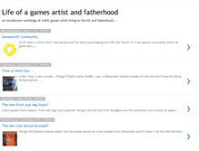 Tablet Screenshot of games-artist-and-fatherhood.blogspot.com