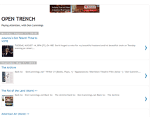 Tablet Screenshot of opentrench.blogspot.com