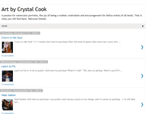 Tablet Screenshot of crystalcookart.blogspot.com