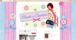 Desktop Screenshot of elisetecreation.blogspot.com