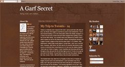 Desktop Screenshot of garfsecret.blogspot.com