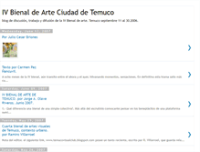 Tablet Screenshot of cuartabienal.blogspot.com