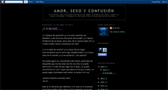 Desktop Screenshot of amorsexoyconfusion.blogspot.com