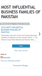 Mobile Screenshot of businessfamiliesofpakistan.blogspot.com