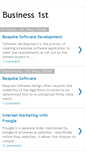 Mobile Screenshot of business-1st.blogspot.com