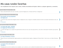 Tablet Screenshot of miscasasrurales.blogspot.com