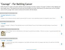 Tablet Screenshot of courageforcancer.blogspot.com
