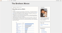 Desktop Screenshot of brothersmoran.blogspot.com