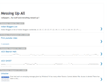 Tablet Screenshot of messingupall.blogspot.com