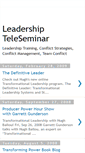 Mobile Screenshot of leadershipteleseminar.blogspot.com