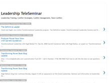 Tablet Screenshot of leadershipteleseminar.blogspot.com