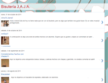 Tablet Screenshot of bisuteriajaja.blogspot.com