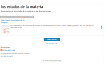 Tablet Screenshot of losestadosdelamateria.blogspot.com