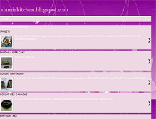 Tablet Screenshot of damiakitchen.blogspot.com