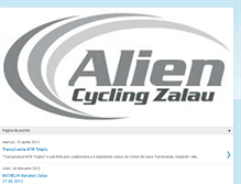 Tablet Screenshot of aliencyclingteam.blogspot.com
