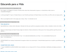 Tablet Screenshot of educandoparaavida.blogspot.com