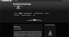 Desktop Screenshot of booksaremydrugs.blogspot.com