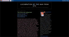 Desktop Screenshot of lucubrationofthemanfromutz.blogspot.com