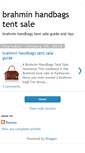 Mobile Screenshot of brahminhandbagstentsale.blogspot.com