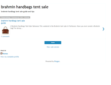 Tablet Screenshot of brahminhandbagstentsale.blogspot.com