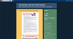 Desktop Screenshot of lacruritancrabfestival.blogspot.com