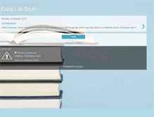 Tablet Screenshot of dailylifestuff.blogspot.com