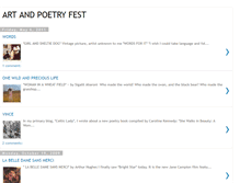 Tablet Screenshot of poetryfest-julie.blogspot.com