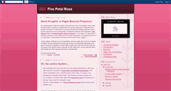 Desktop Screenshot of five-petal-rose.blogspot.com