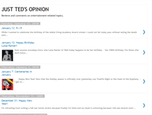 Tablet Screenshot of justtedsopinion.blogspot.com