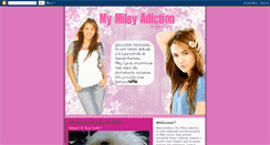 Desktop Screenshot of mymileyadiction.blogspot.com