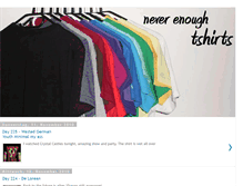 Tablet Screenshot of neverenoughtshirts.blogspot.com