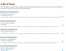 Tablet Screenshot of bitofsense.blogspot.com