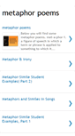 Mobile Screenshot of metaphorpoems.blogspot.com
