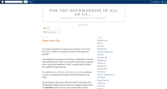 Desktop Screenshot of gourmandiseinall.blogspot.com