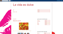 Desktop Screenshot of la-vida-es-dulce-como-el-caramelo.blogspot.com