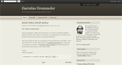 Desktop Screenshot of garrulus-grommeler.blogspot.com