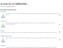 Tablet Screenshot of alittlebitofcaregiving.blogspot.com