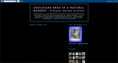 Desktop Screenshot of gouldians-moshe.blogspot.com