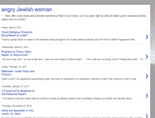 Tablet Screenshot of angryjewishwoman.blogspot.com