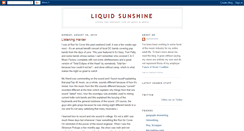 Desktop Screenshot of liquidsunshine-ck.blogspot.com