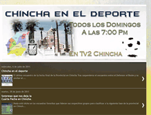 Tablet Screenshot of chinchaeneldeporte.blogspot.com