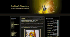 Desktop Screenshot of andrina-kreaxions.blogspot.com