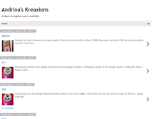 Tablet Screenshot of andrina-kreaxions.blogspot.com