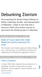 Mobile Screenshot of debunkingzionism.blogspot.com