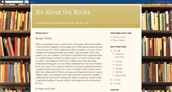 Desktop Screenshot of itsaboutthebooks.blogspot.com