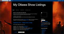 Desktop Screenshot of ottawa-show-listings.blogspot.com